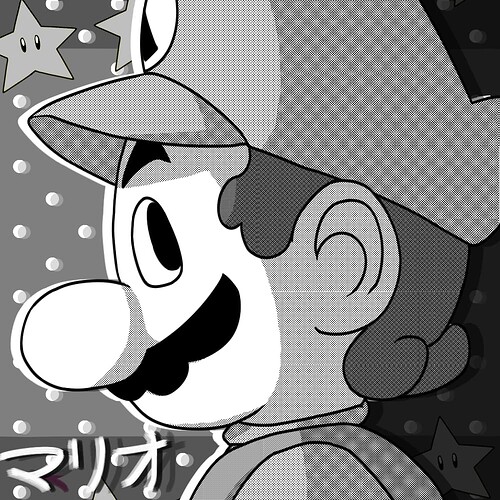 mario icons - mario manga ver