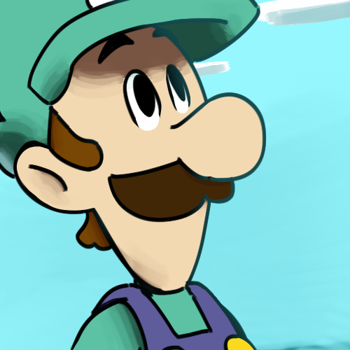 luigi doodle ye